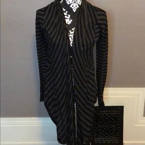 Guess cascade striped studded sleeves cardigan S